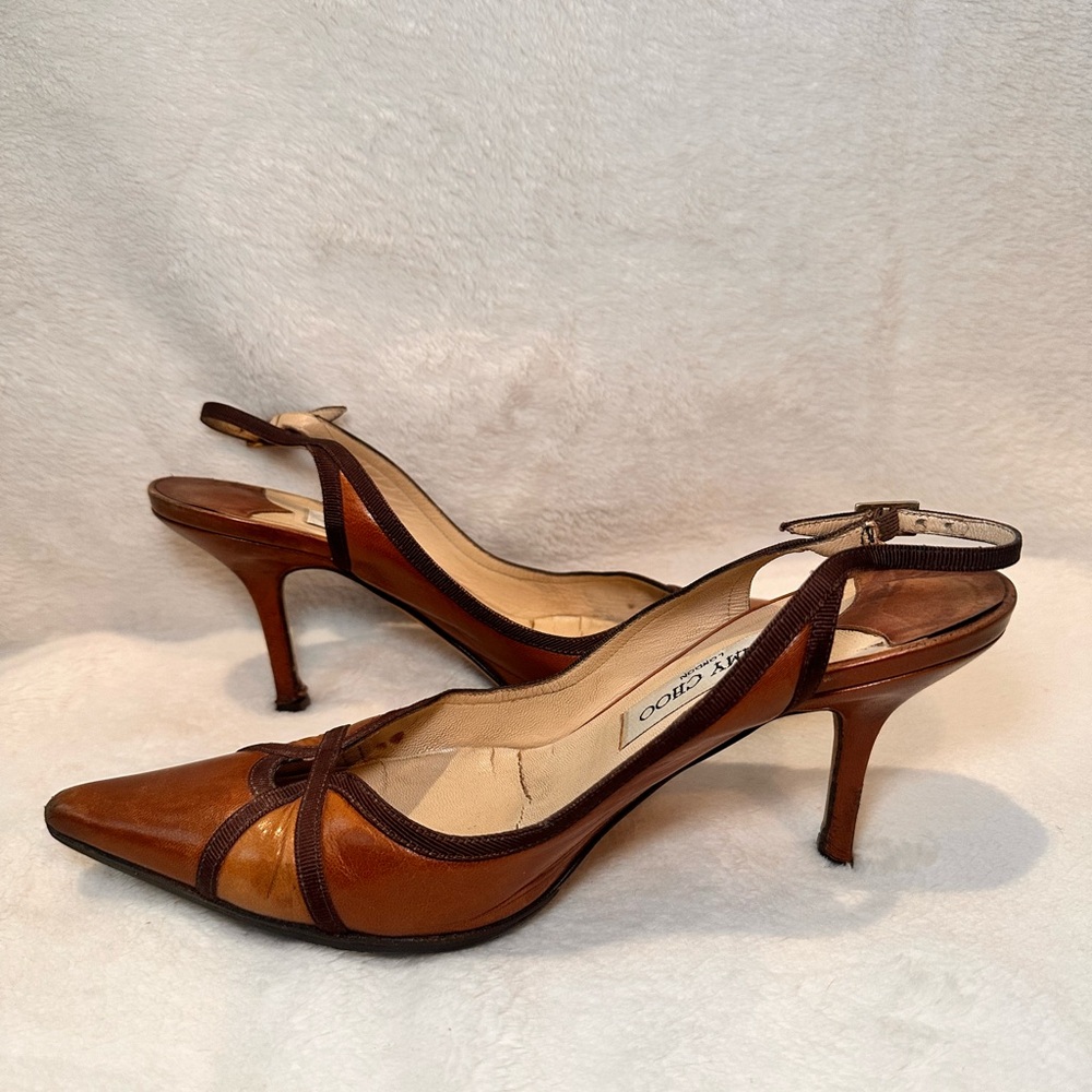 Vintage Jimmy Choo kitten heels